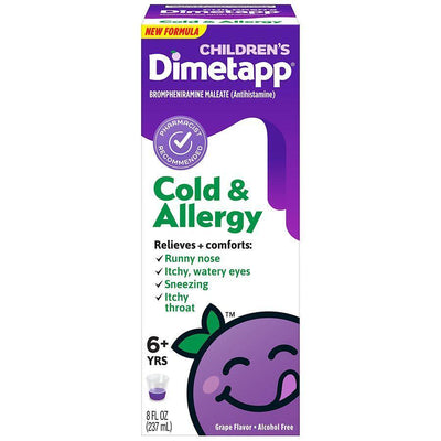 Children's Grape Flavor Cold & Allergy Relief 8 Fl Oz