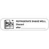 Refrigerate & Shake Well Labels - 1X