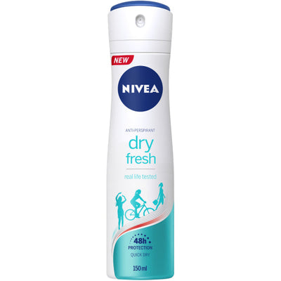 Nivea Dry Fresh Antiperspirant Deodorant Spray for Women 150 ml