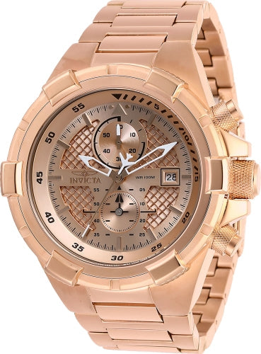 Invicta Men's Aviator Watch - Rose Gold