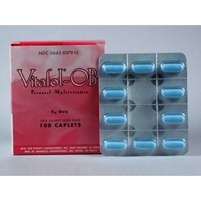 Vitafol-OB Multivitamin Prenatal en Capletas - 100 Contenido