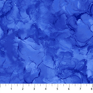 Mirage Lapis Cotton Fabric - 43"/44" Per Yard