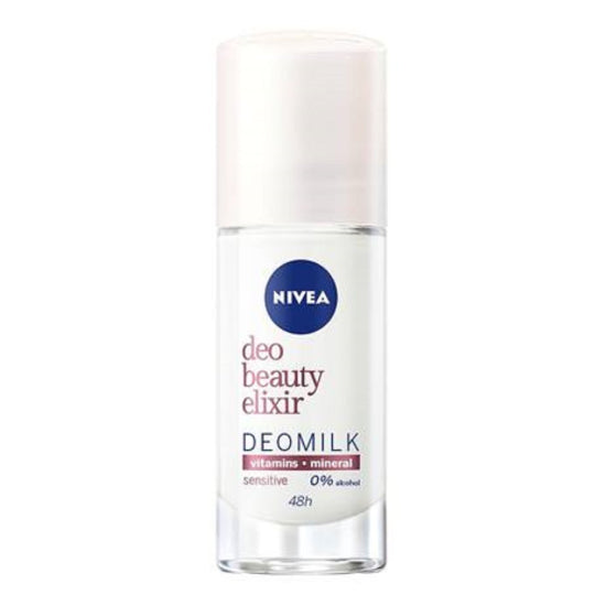 Nivea Deo Beauty Elixir Deomilk Sensitive Roll-on Antiperspirant 40ml