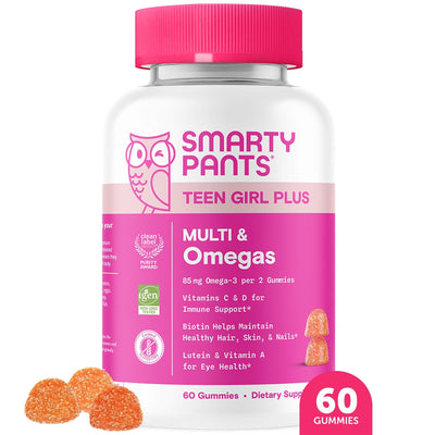 Gummies Multi & Omégas SmartyPants pour adolescentes