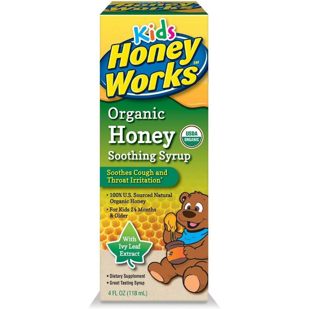 Honey Works Kids Organic Soothing Syrup - Day & Night Options