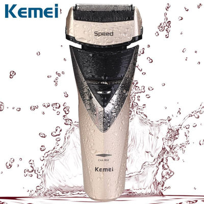 Kemei electric shaver rechargeable shaveing for man shavers body wash twin blade cutter head men face care Shaver razor KM-8102 - Korvel