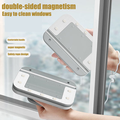 Premium Double-Sided Magnetic Glass Cleaning Tool