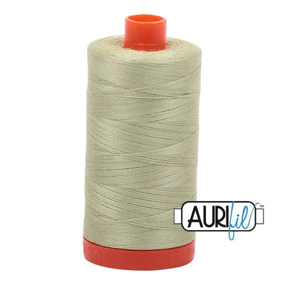 Light Avocado Aurifil Cotton 50wt Large Spool