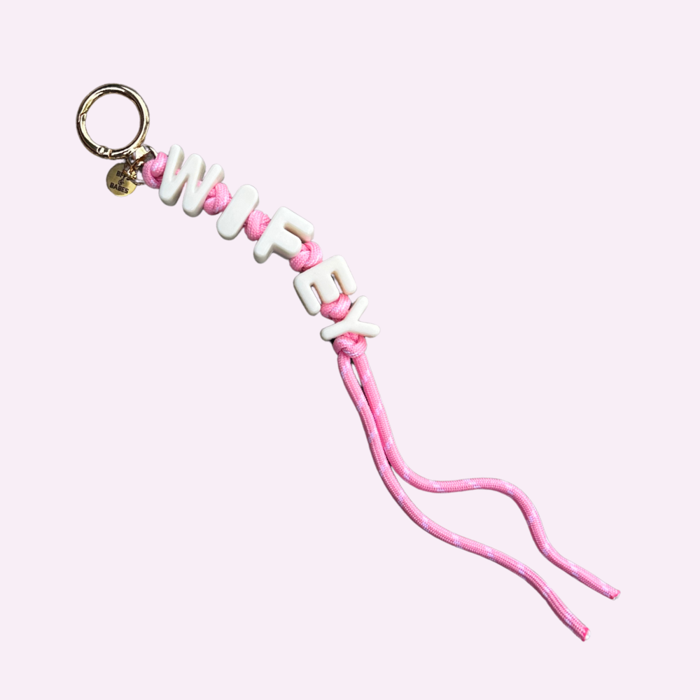WIFEY Bag Charm - Elegant Handbag Accessory