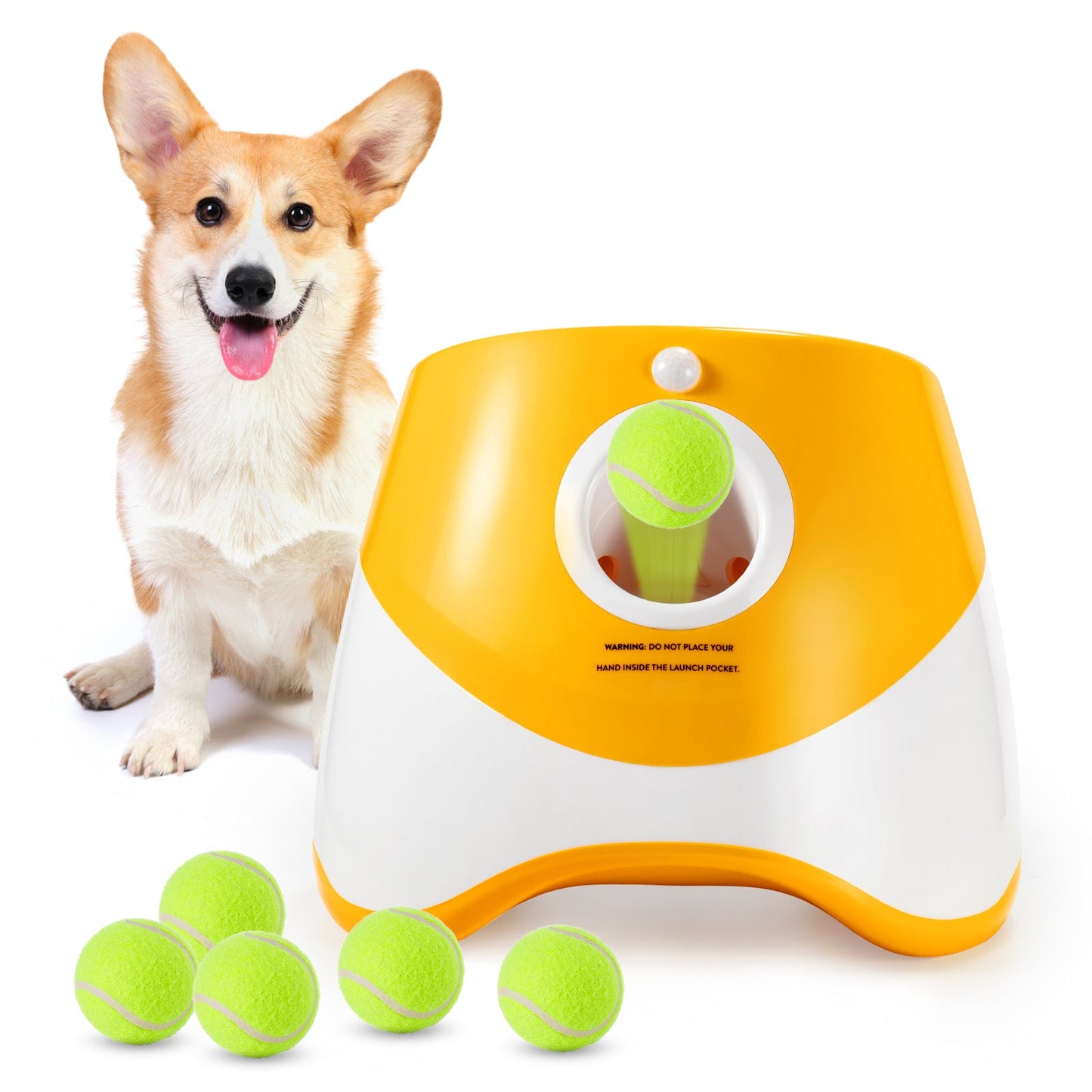 Automatic Dog Ball Launcher - Interactive Fetch Toy