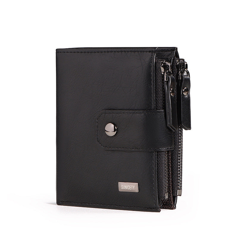 Premium Anti-Theft Leather Wallet for Men