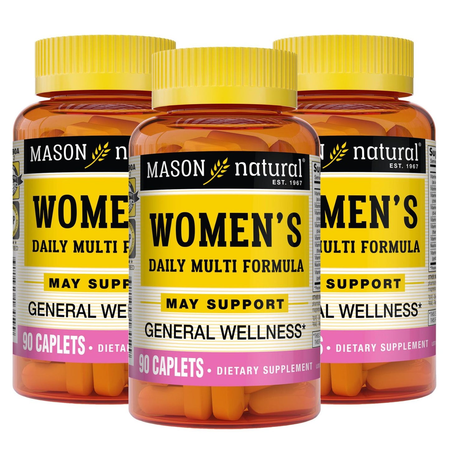 Capletas de Fórmula Diaria para Mujeres Mason - 90 Contenido