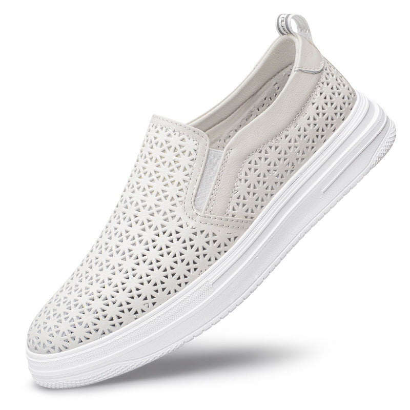 Men's lazy loafers breathable board shoes - Korvel