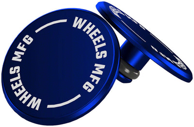 Wheels Manufacturing Standard Thru Axle Cap Set - Blue