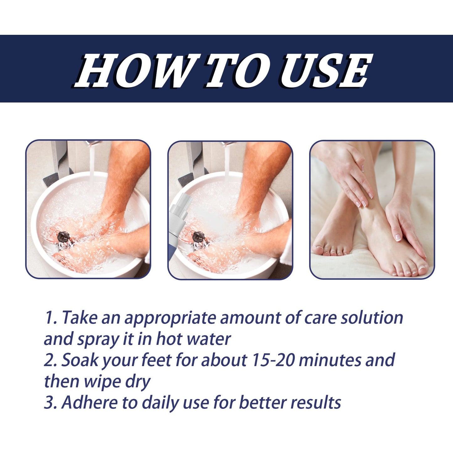 Foot Relief Herbal Liquid Spray, Clean Exfoliating Calluses Anti-Cracking Peeling Foot Moisturizing Spray - Korvel