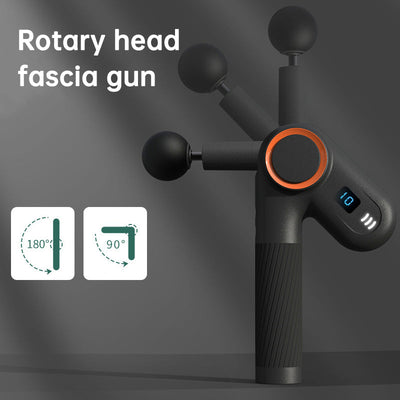 900-Turn Rotatable Electric Massage Gun for Full Body Relaxation
