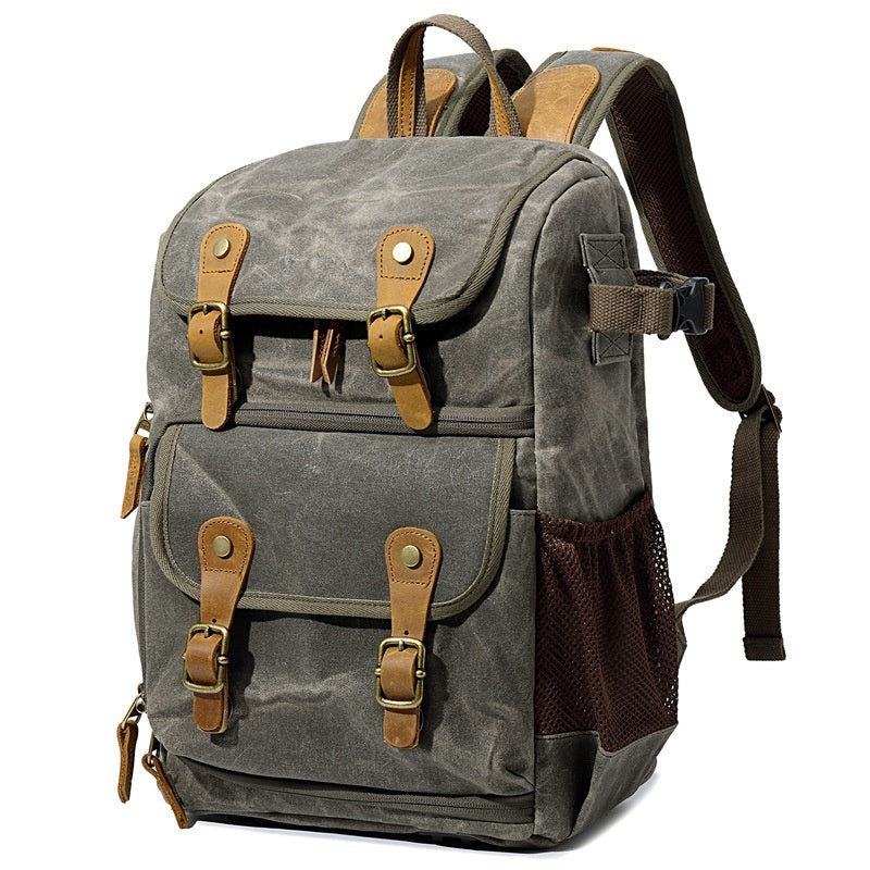 Mochila de cámara de lona impermeable Kalier para DSLR