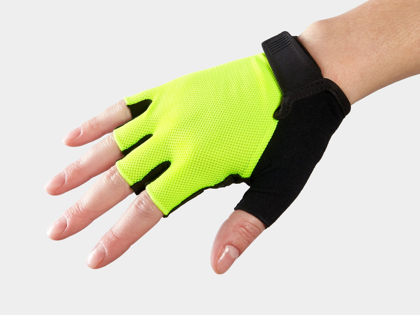 Gant de cyclisme Bontrager Solstice pour femmes en jaune radioactive large