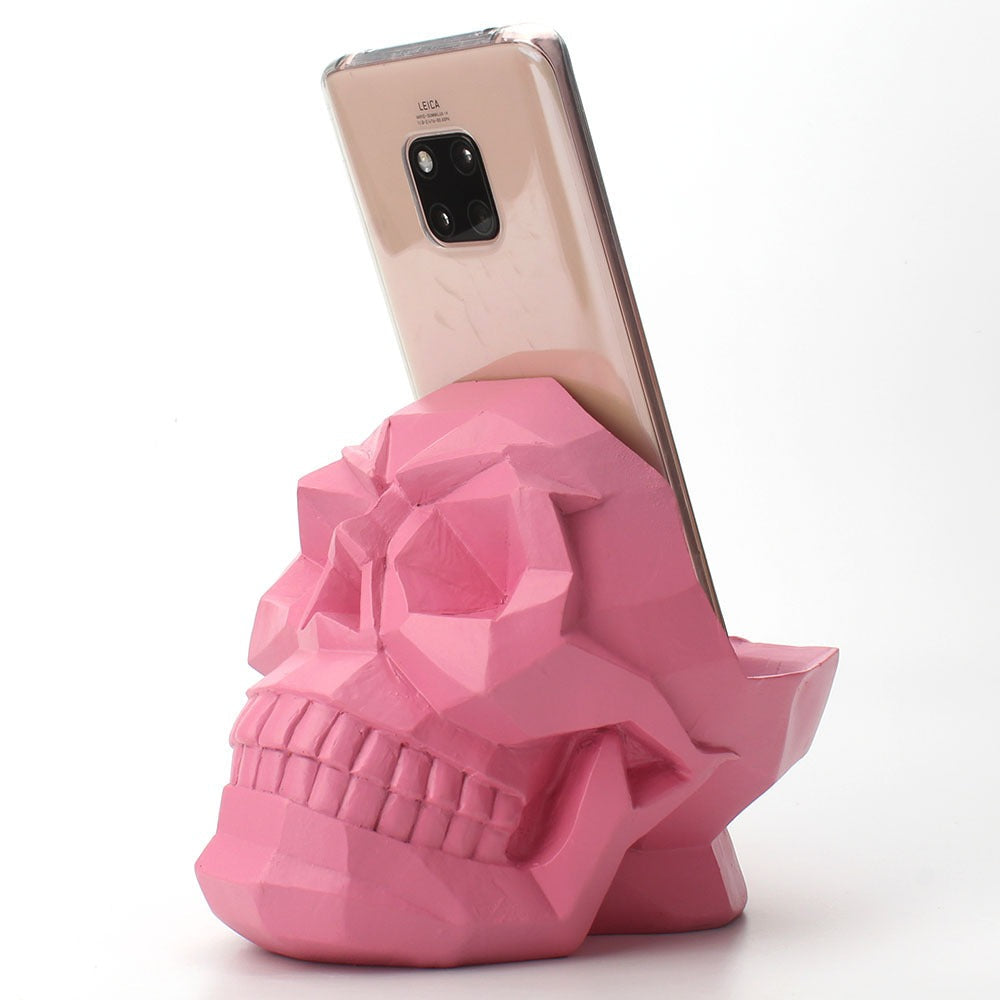 Skull desktop organizer storage box phone holder - Korvel