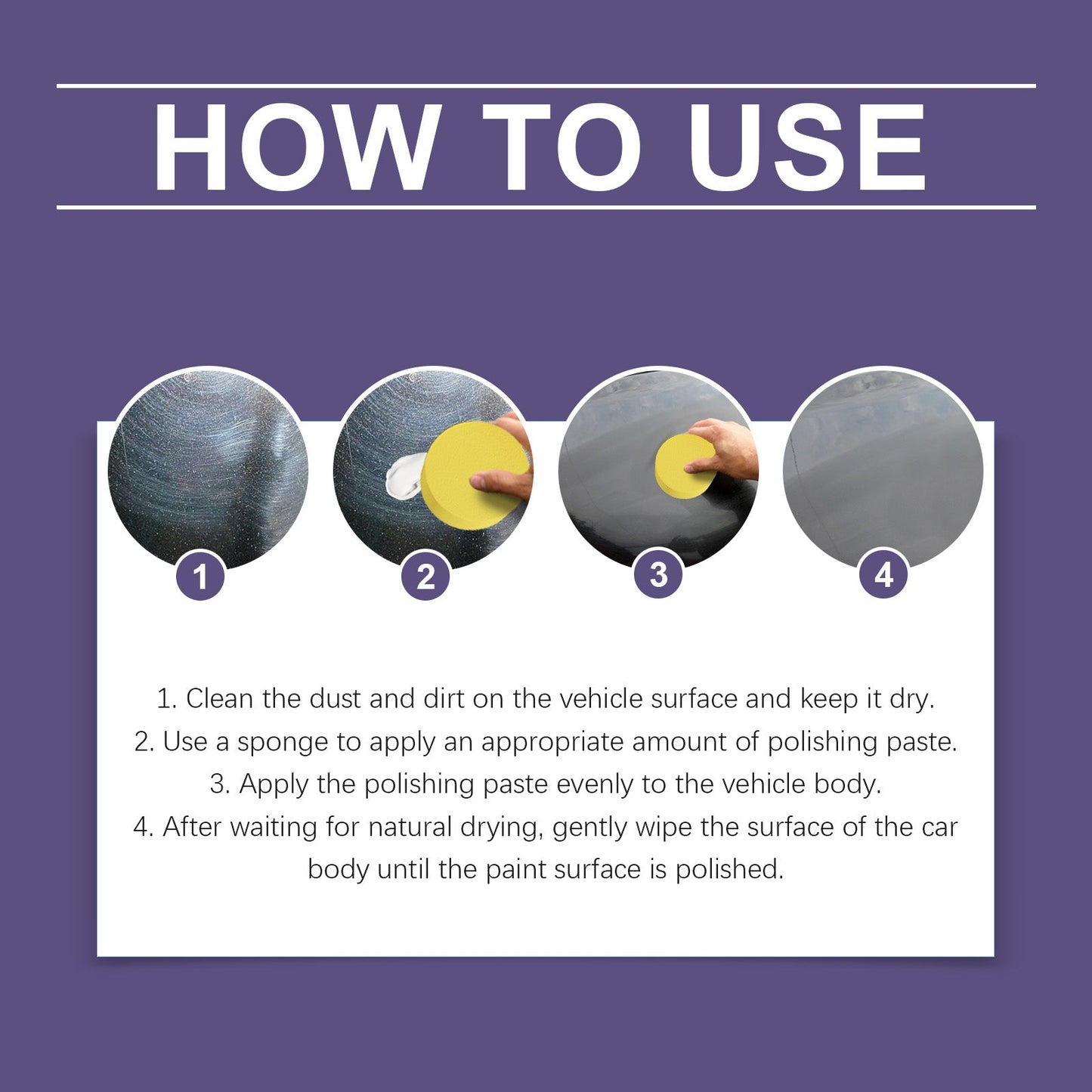 Car Coating Polishing Paste, Car Paint Care Car Paint Maintenance Cleaning Polishing Retreader - Korvel
