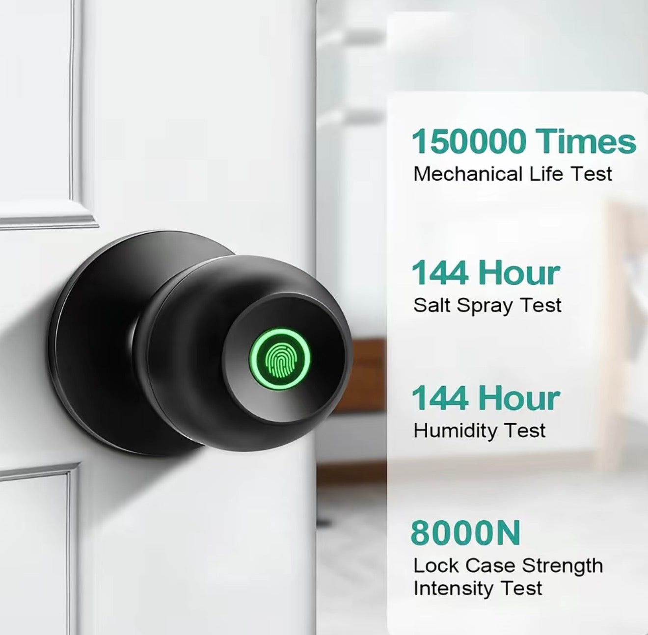 BioSecure Smart Lock - Keyless Biometric Door Lock