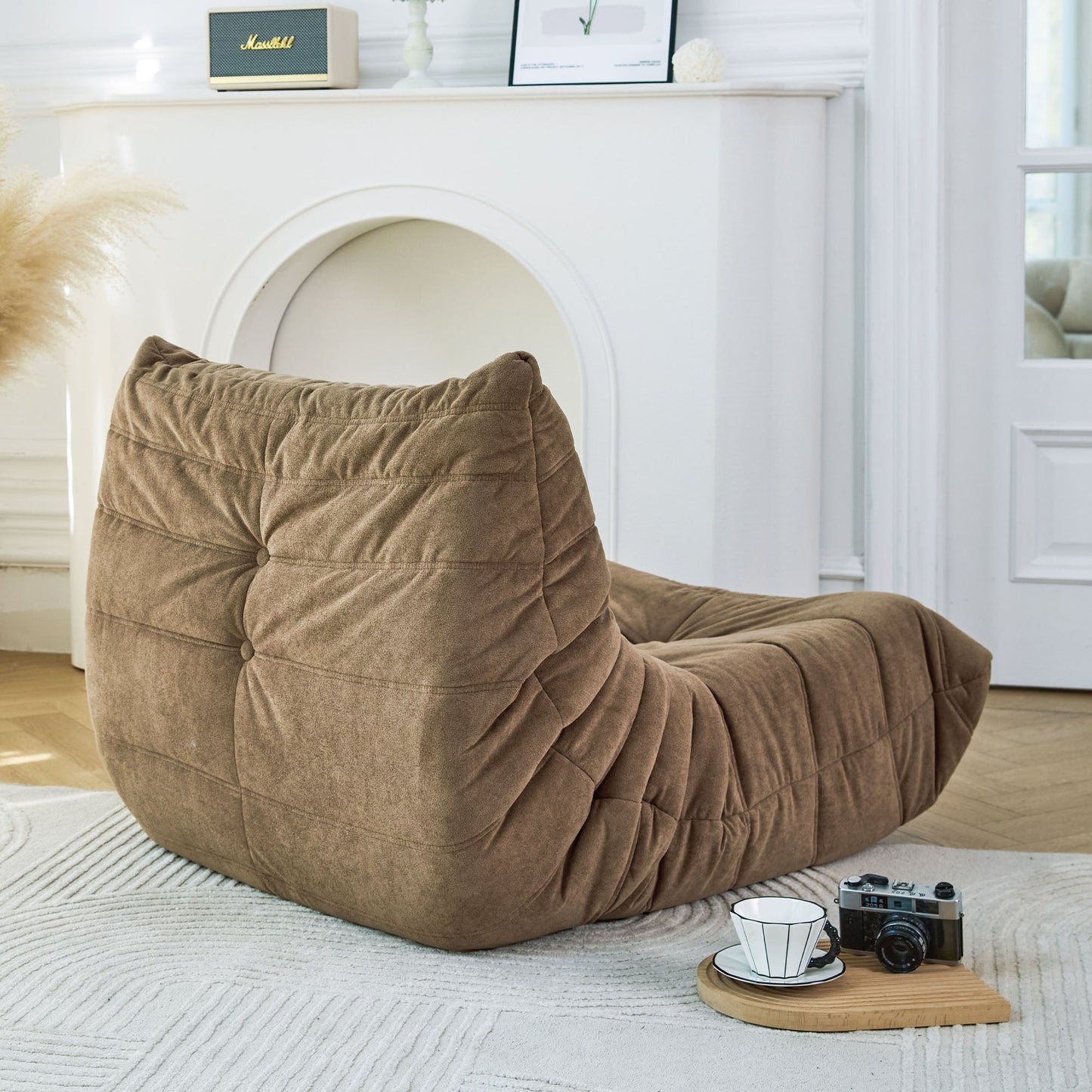 Fauteuil en forme de haricot en mousse à mémoire de forme premium pour adultes