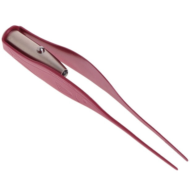 LED Ear Cleaner with Luminous Earpick and Tweezers