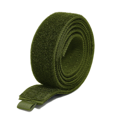 Tactical Inner Belt, Duty Nylon Hook - Loop Adjustable Black Waist Belt - Korvel