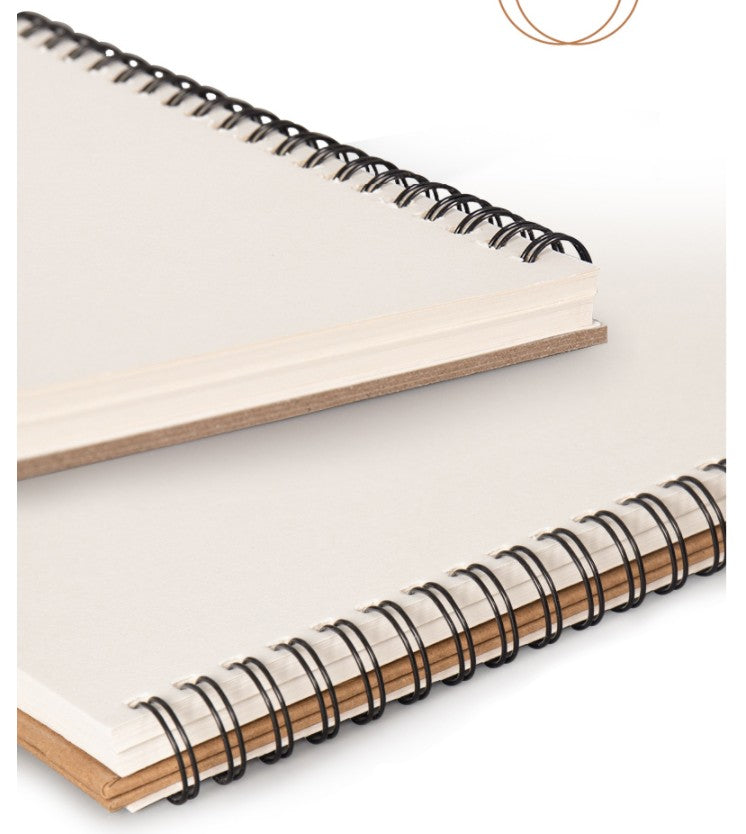 Sketchbook 8K / 16K / A4 Painting Diary Painting Graffiti Soft Cover Black Paper Sketch Book Notebook Office School Supplies Gif - Korvel