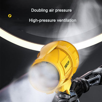 Storm machine brushless lithium battery brushed leaf blowing dust blower high-power wireless car charging turbocharged fan - Korvel