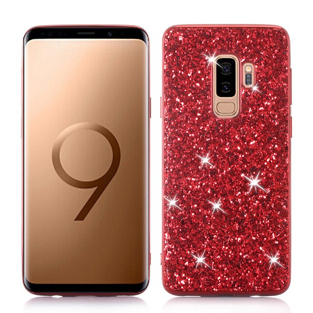 Phone Case for Samsung Galaxy S9 Plus Case Silicon Bling Glitter Crystal Sequins Soft TPU Cover Fundas for Samsung S9 Plus S9 - Korvel