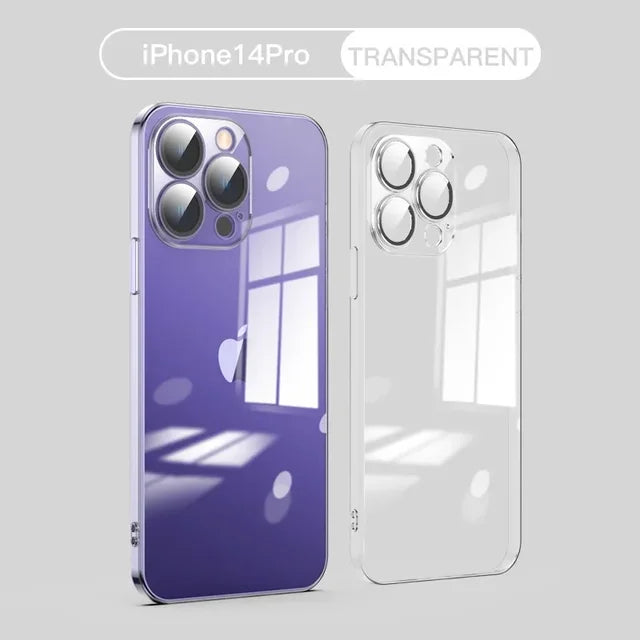 Electroplating TPU Transparent Phone Case for iPhone 16 & 15