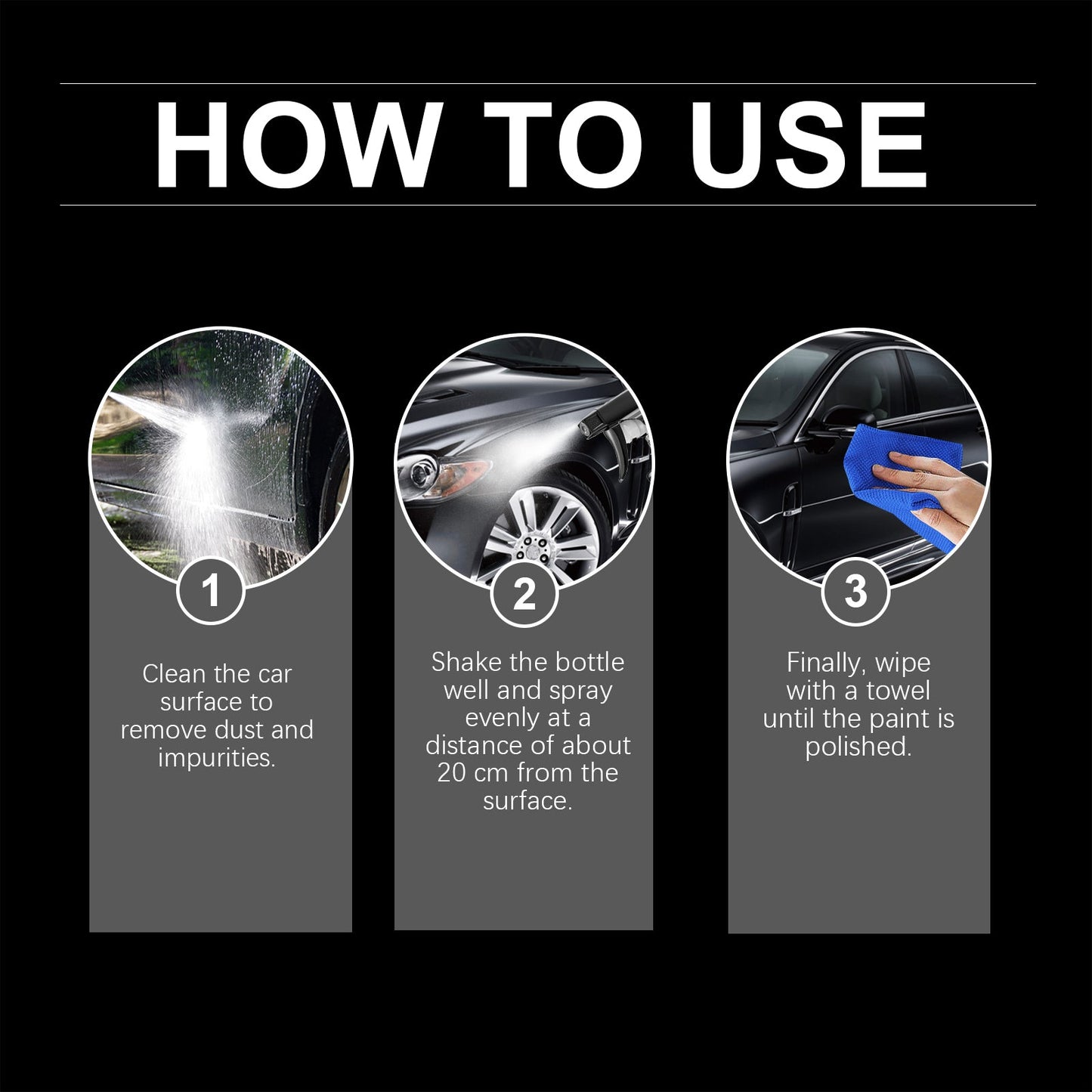 Spray Protector de Recubrimiento Automotriz Premium para el Cuidado de la Pintura del Coche