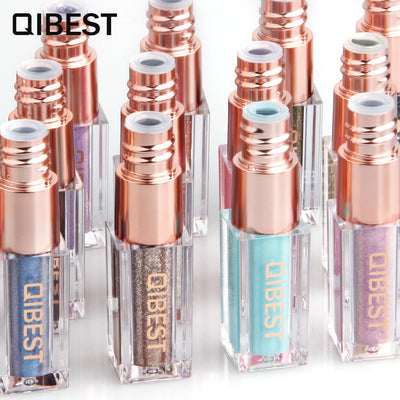 QIBEST Diamond Pearl Liquid Eye Shadow - High Gloss & Matte Finish