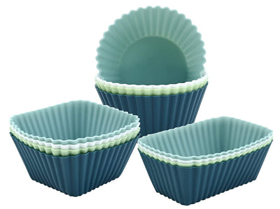 Premium Silicone Muffin Cup Baking Mold Set
