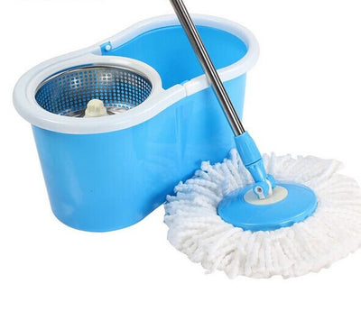 Rotating Mop Bucket Good God Mop Hand Pressure Dual Drive Automatically Mop Mop Bucket Household Mop Stainless Steel Mop - Korvel