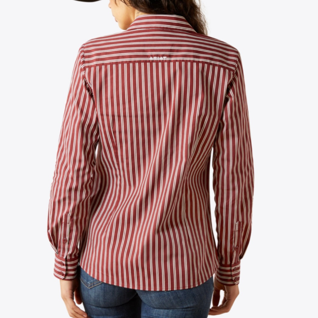 Ariat Women's Cabernet Stripe Button-Up Shirt - Korvel