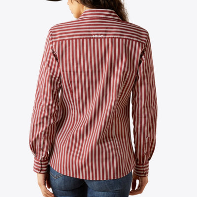 Ariat Women's Cabernet Stripe Button-Up Shirt - Korvel