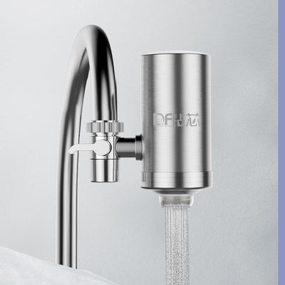 Faucet water purifier household 304 stainless steel new detachable washable tap water filter live streaming source water purifie - Korvel