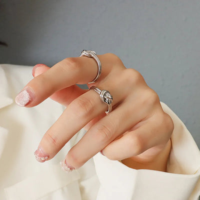 Titanium Steel Knot Ring - Korvel