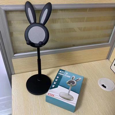Cartoon Little Rabbit Desktop Mobile Phone Holder Live Drama Chasing Tablet Holder Livable Student Lazy Person Holder Gift - Korvel