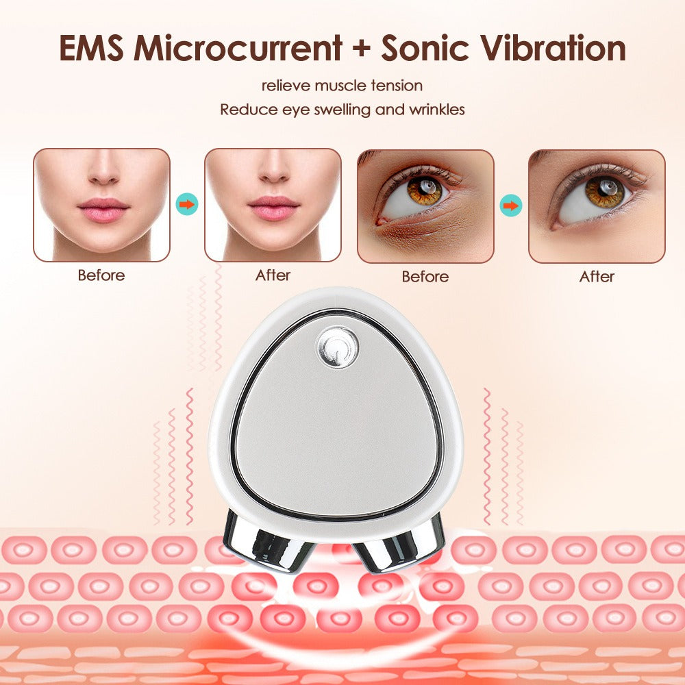 Microcurrent lifting face beauty instrument facial massager roller face thinning instrument firming face massager - Korvel