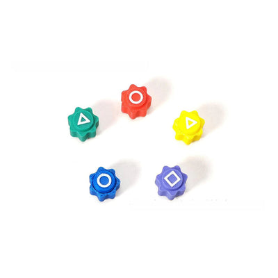 Jeu de Gonggi Coréen Premium avec 5 Pierres et Étui Rond