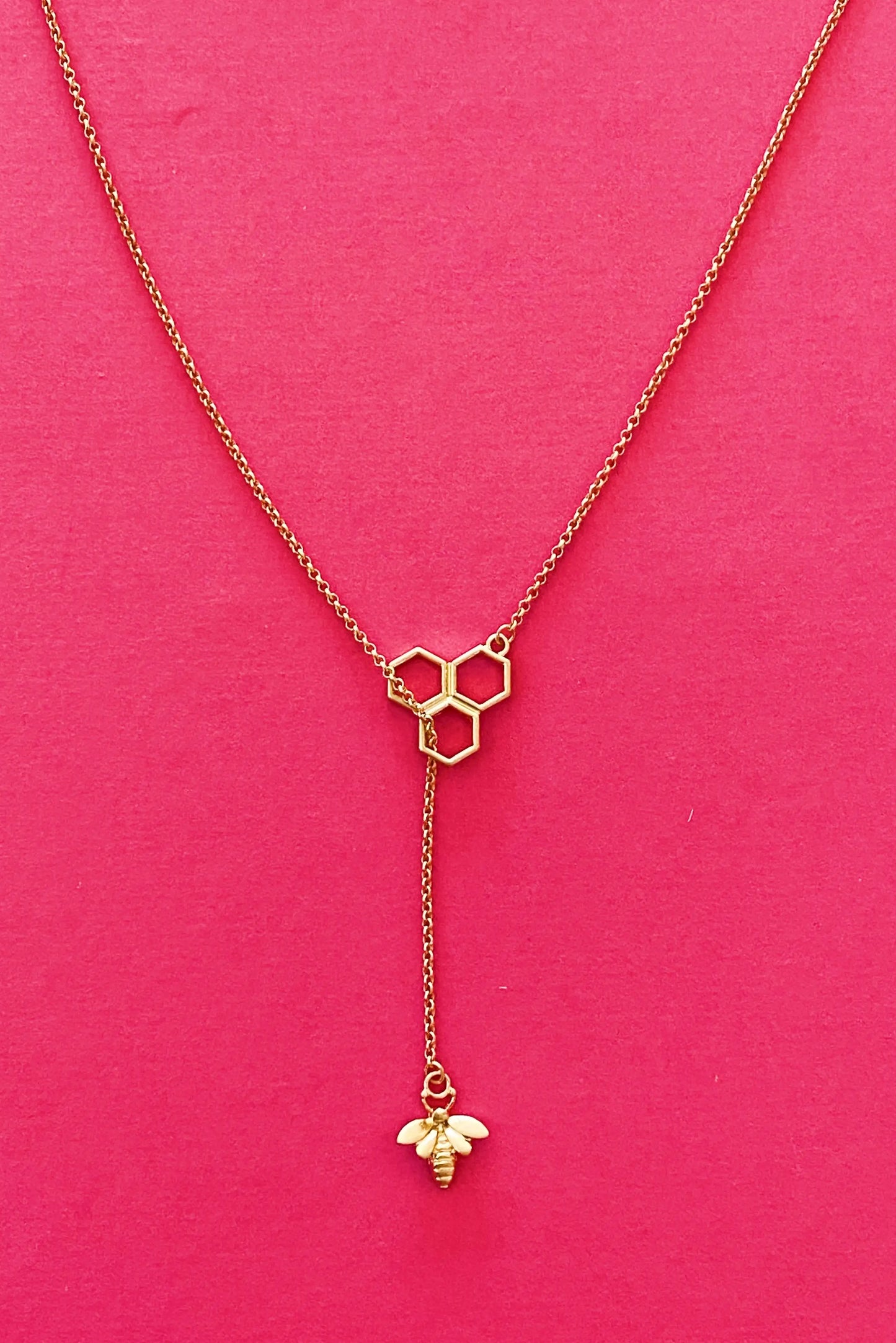 Bee With Me Necklace in Gold