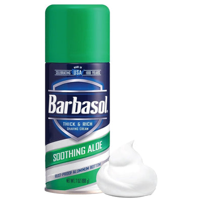 Crema de Afeitar Calmante de Aloe Barbasol - 7oz