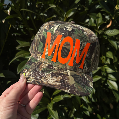 Camo Mom Printed Trucker Hat