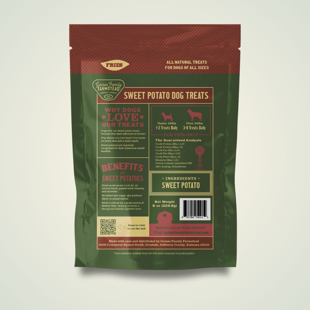 Gourmet Jumbo Sweet Potato Chews - Korvel