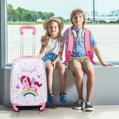 Gbruno Kids Luggage Set - 12" Backpack & 16" Suitcase