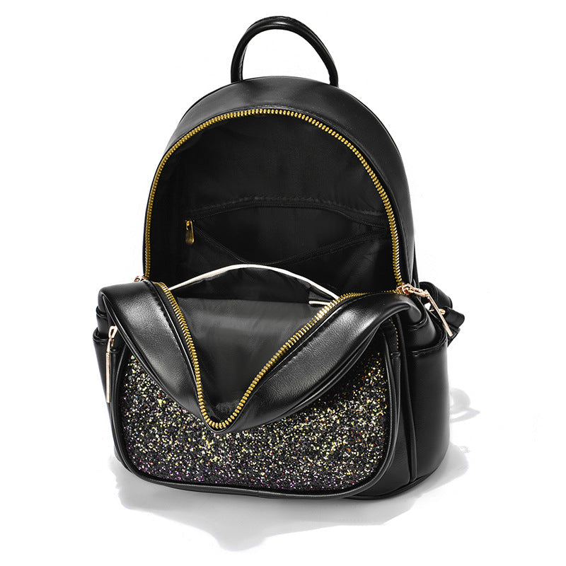 Mochila de PU de gran capacidad y estilo para mujeres y niñas