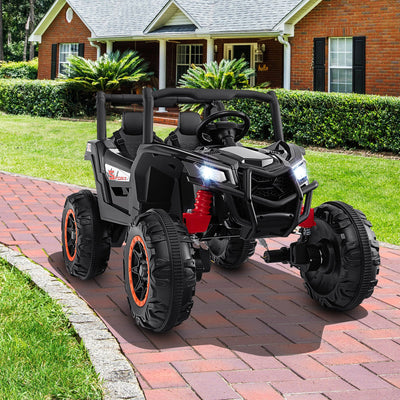 UTV pour enfants 2 places avec télécommande - Noir